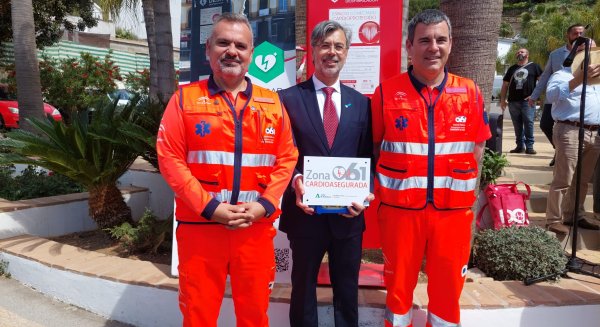 El 061 reconoce a Totalán como nueva zona cardioasegurada en Málaga