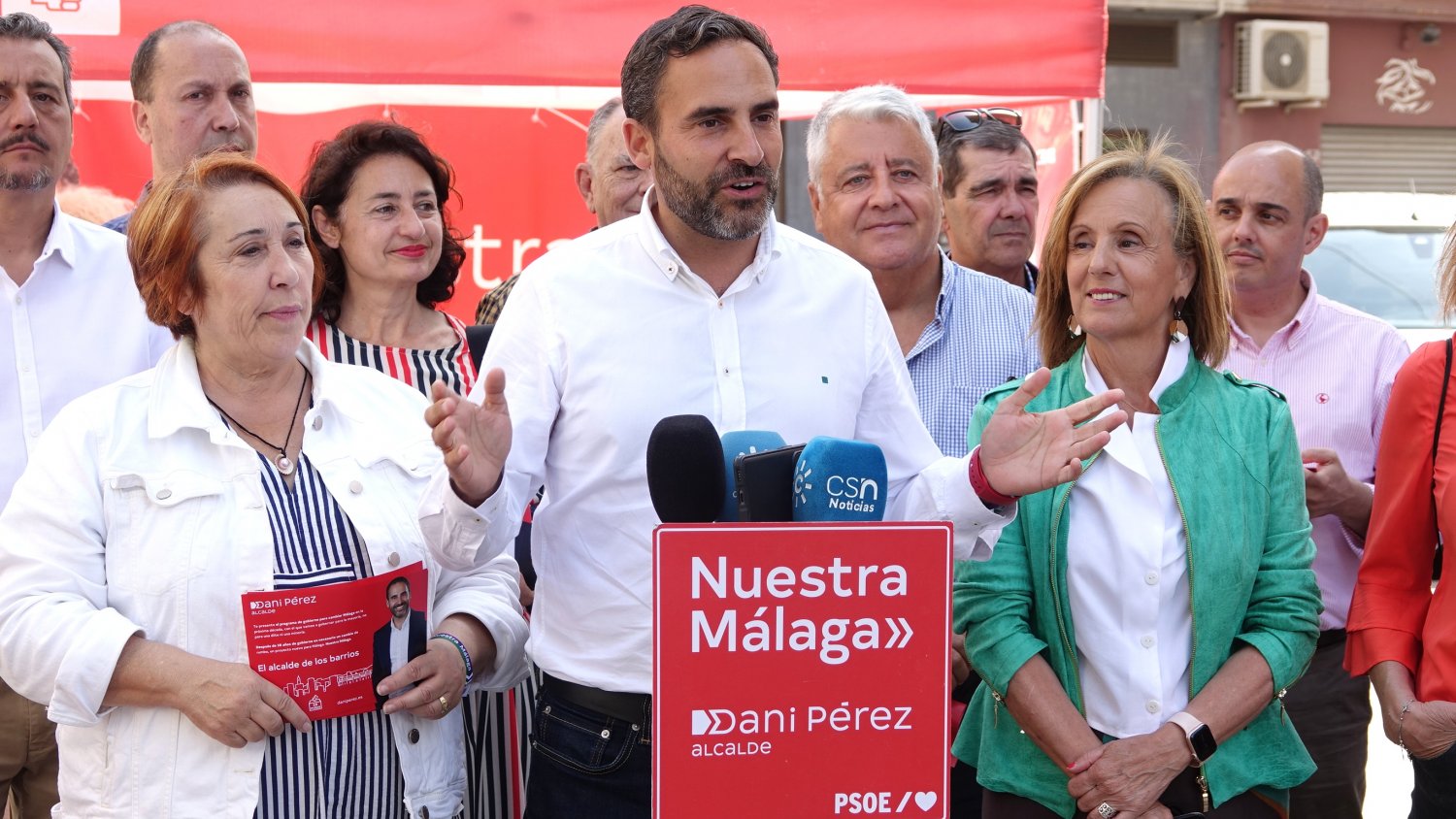 Dani Pérez pide un voto masivo al PSOE para “hacer historia el domingo”