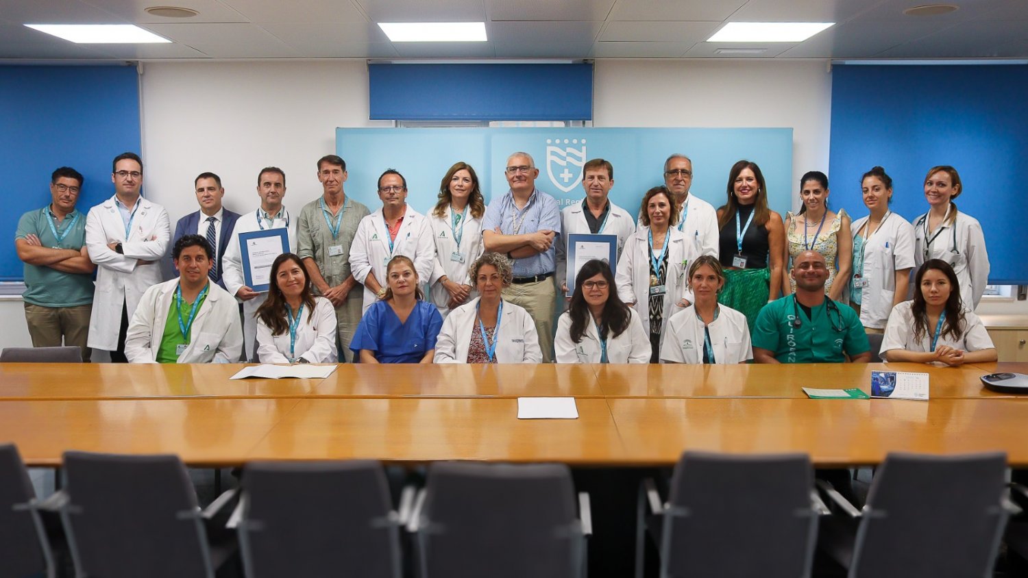 Las unidades de Aparato Digestivo y Endocrinología del Hospital Regional de Málaga reciben la certificación de calidad