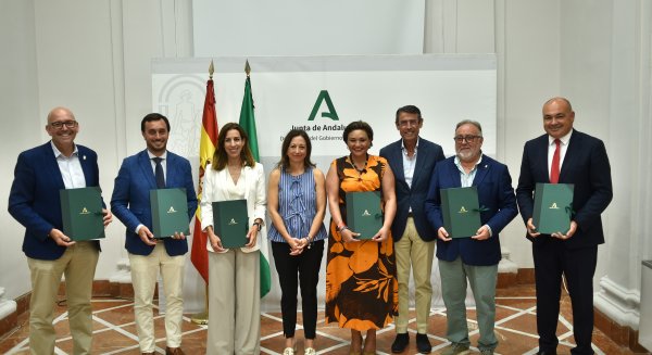 La Junta firma el convenio de la EDAR Málaga Norte con los cinco ayuntamientos que depurarán sus aguas en la instalación