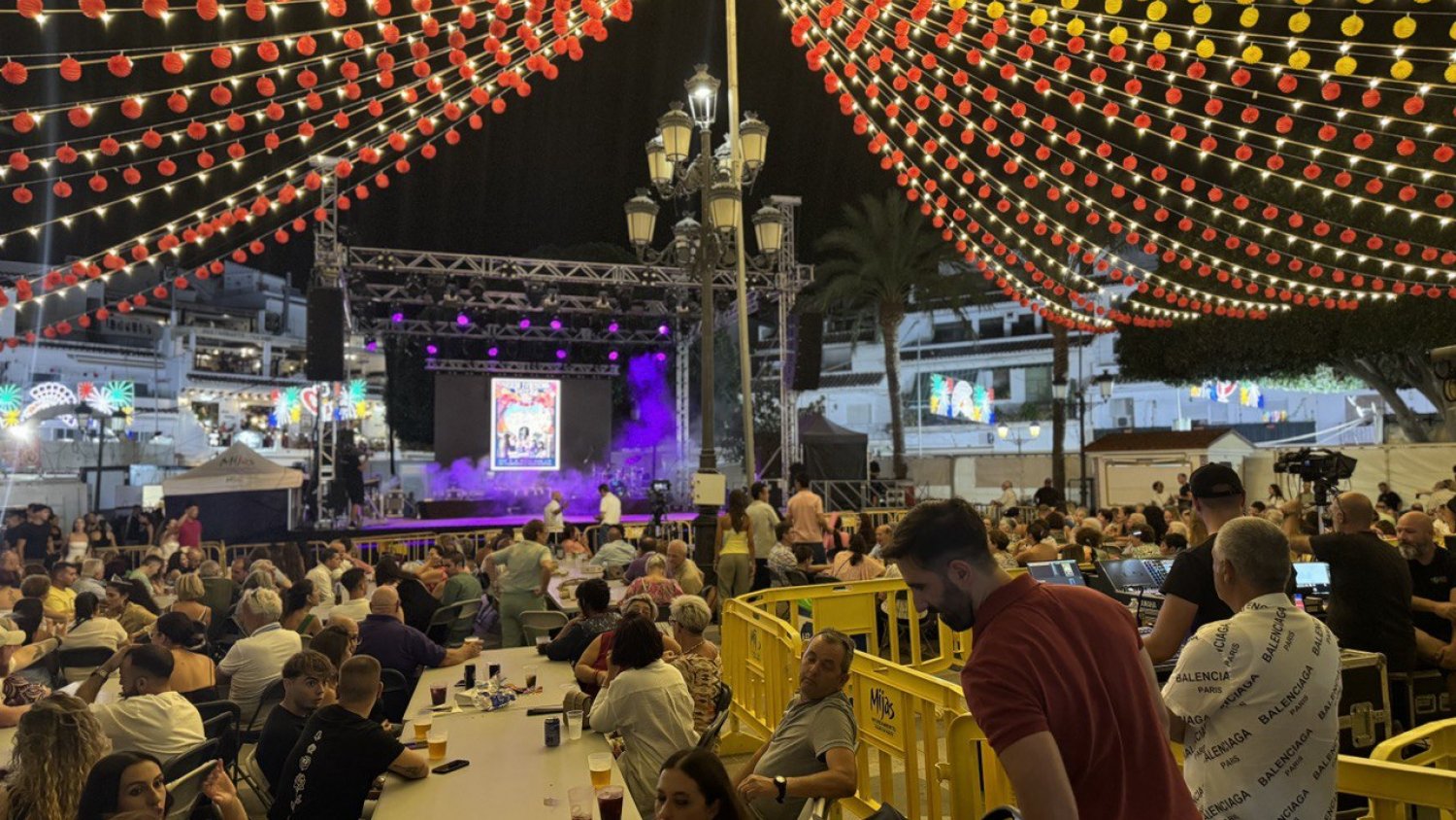 Casi 22.000 personas utilizaron los autobuses lanzadera durante la feria de Mijas