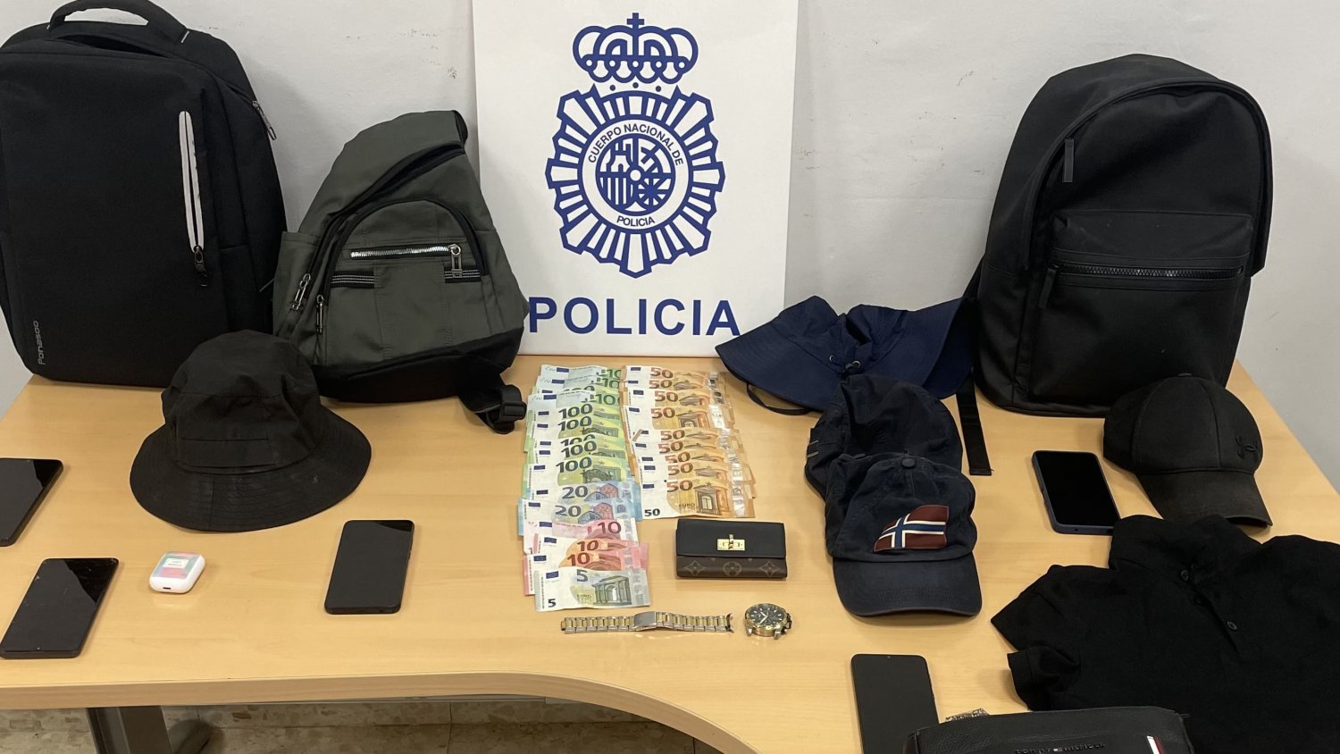 Desarticulado en Málaga un grupo criminal dedicado a hurtos durante la 'Operación Sofía' 