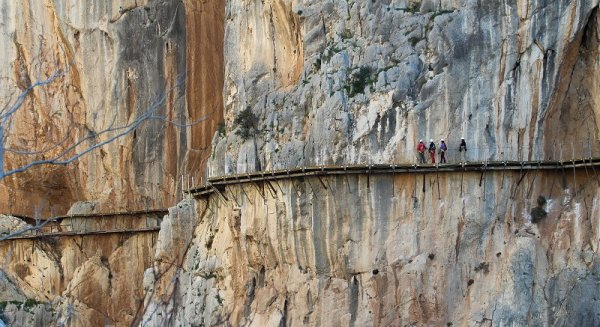 Las nuevas entradas del Caminito del Rey para las fechas entre enero y junio salen este jueves a la venta